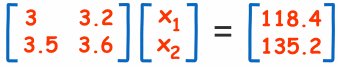 matriz inversa 2x2 camión