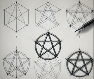 dibujos de pentagramas