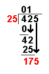 división paso 11