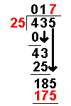 división paso 13