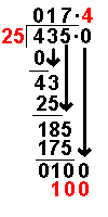 división paso 19